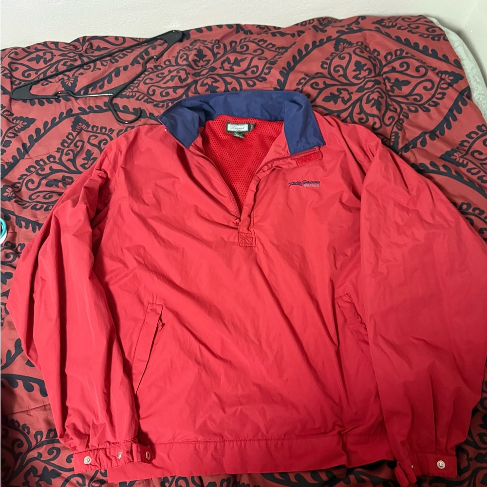 House of Carrington Legend Red Windbreaker L Half Zip Jacket
